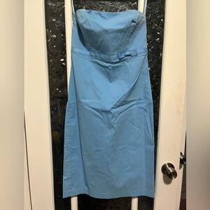 Express Light Blue Strapless  Dress Size 10